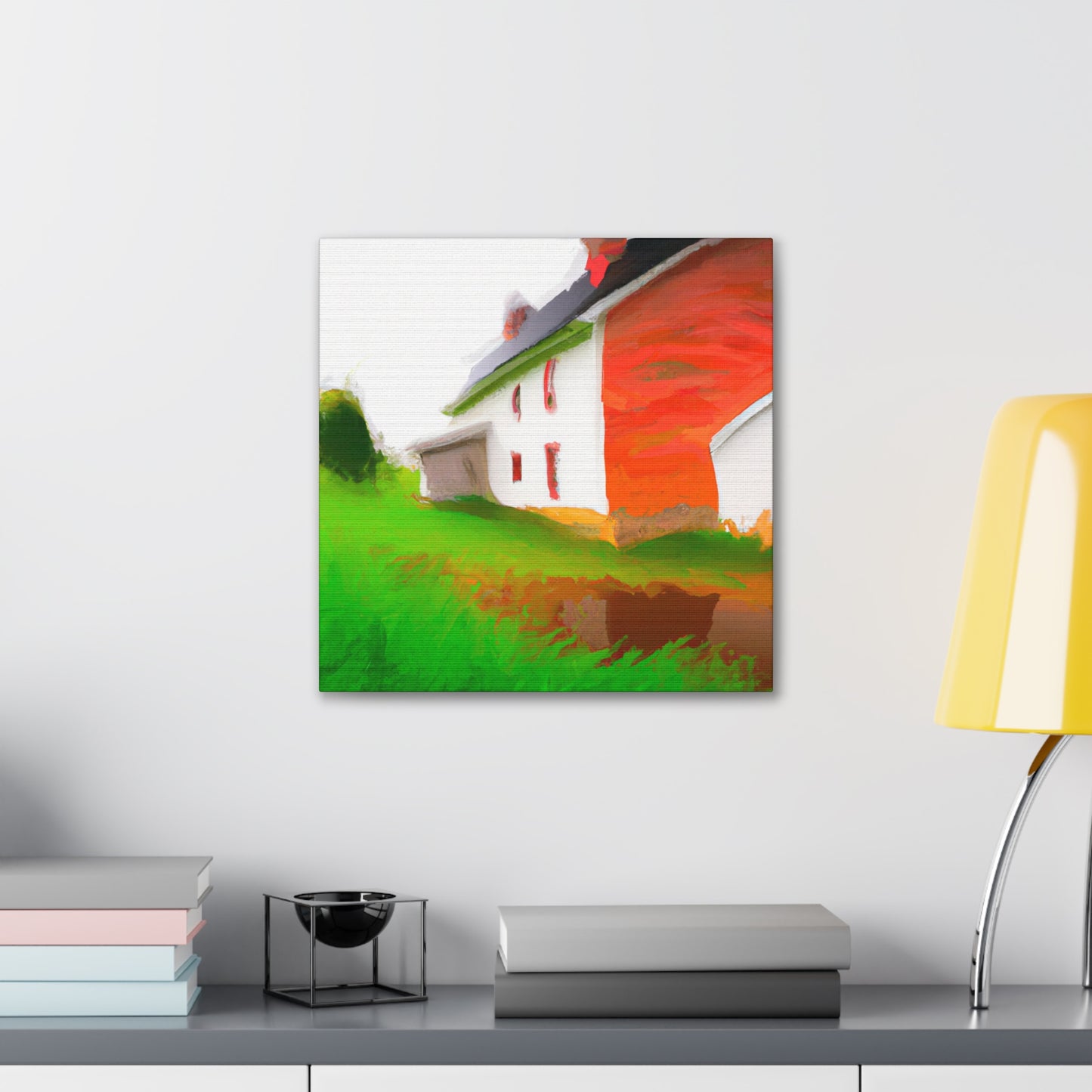 "The Mystic Barn Scene" - Canvas