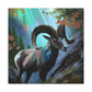 "Big Horn Majesty Approaching" - Canvas