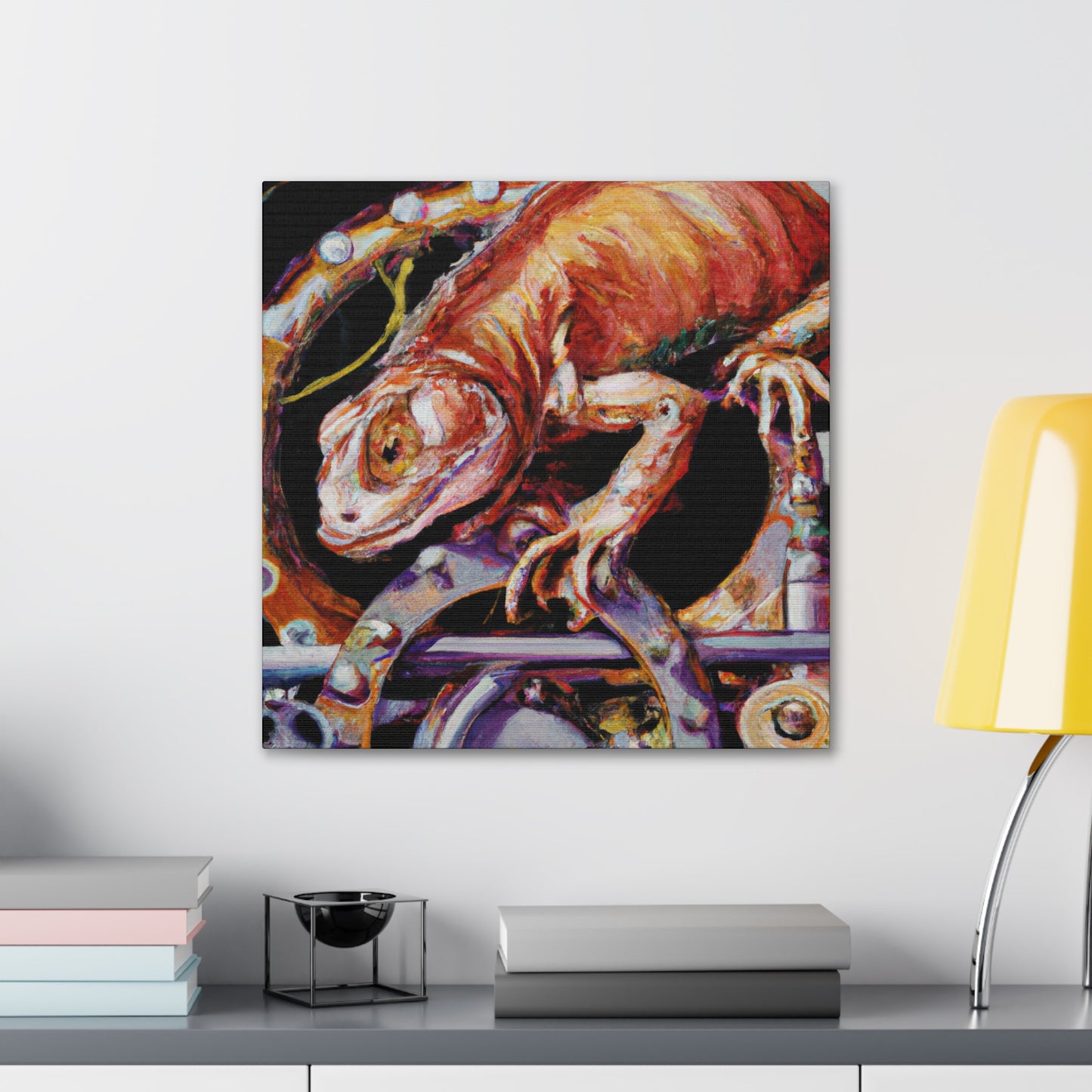 "Fantastical Dragon Whisperer" - Canvas