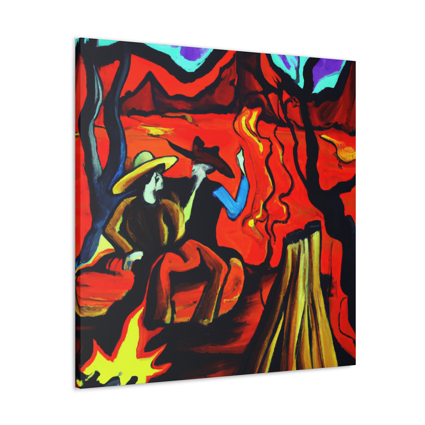 Campfire Brilliance Burning - Canvas