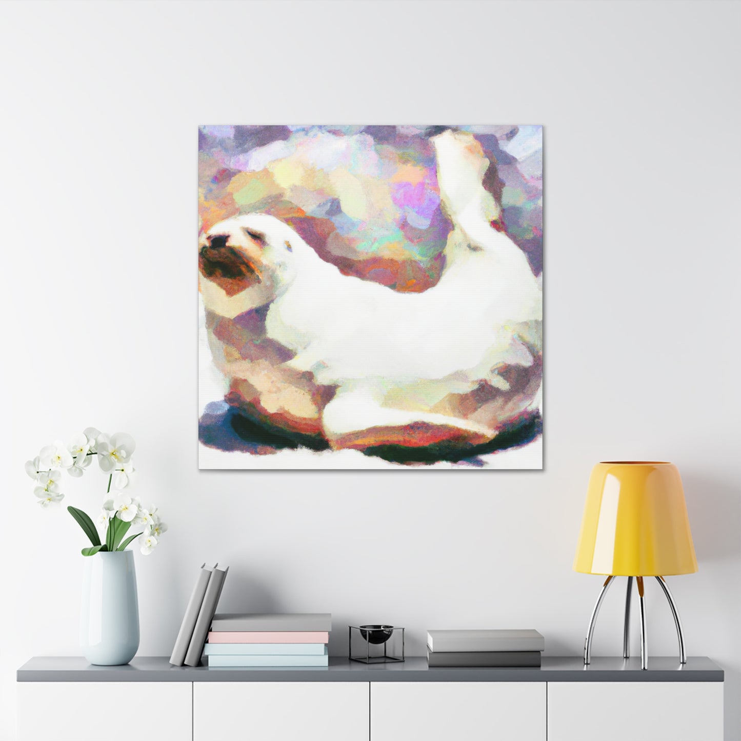 "Harp Seal Expressionism" - Canvas