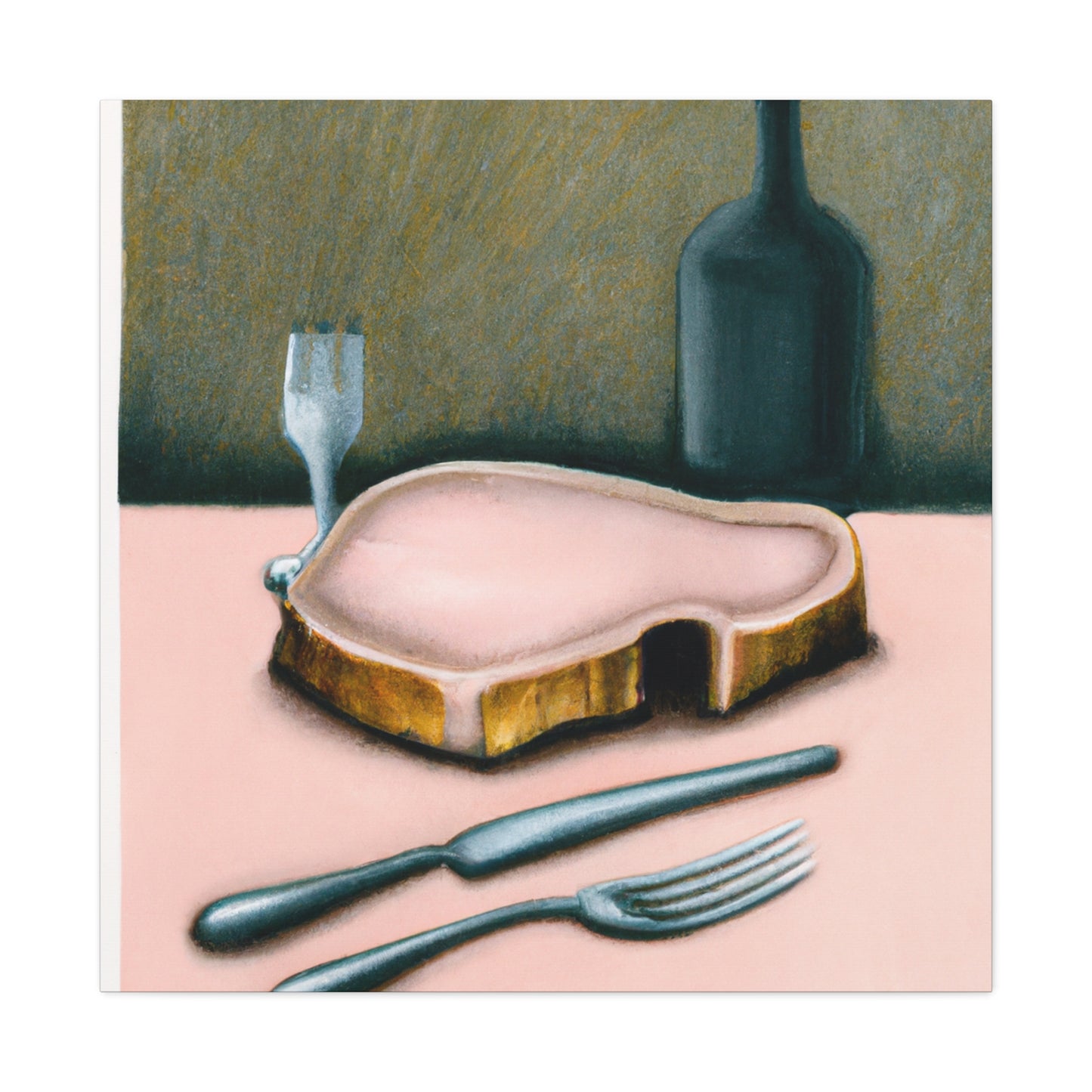 Steak in Surreality - Canvas