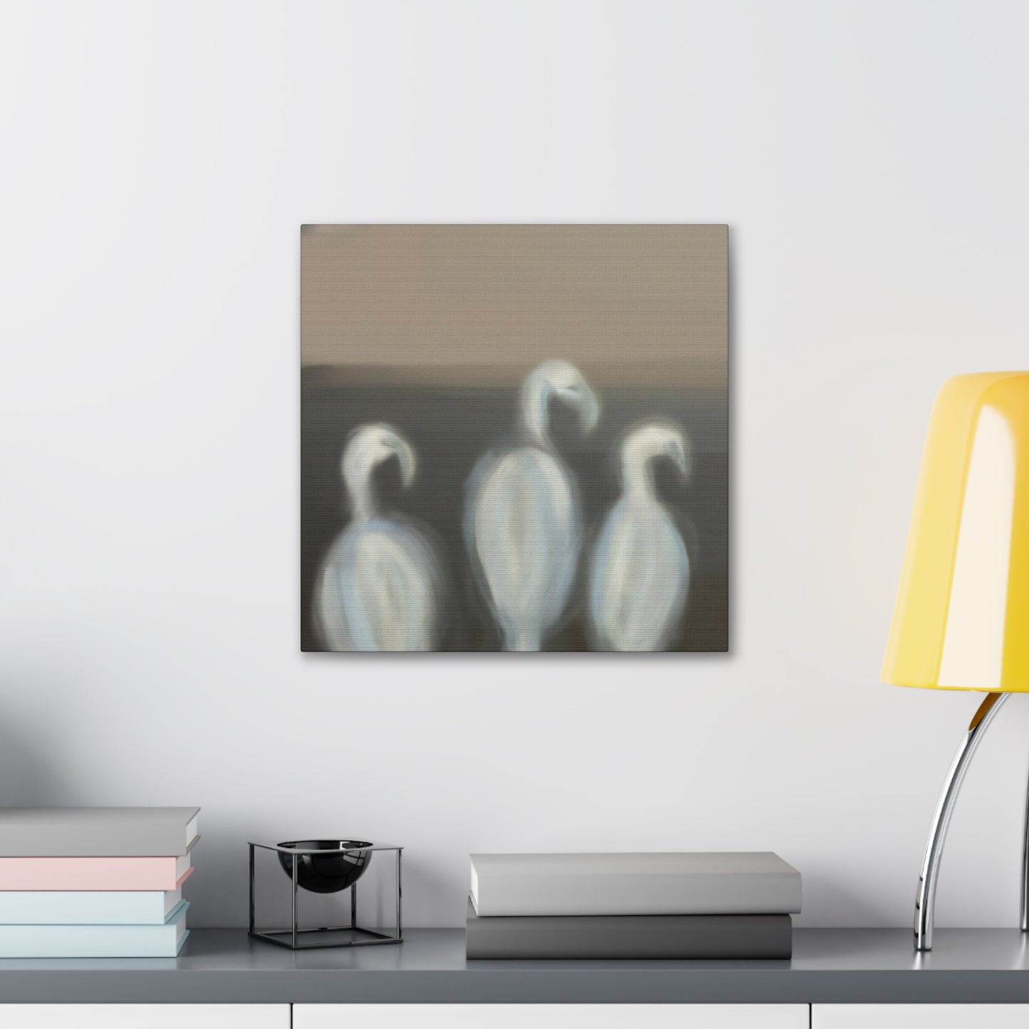 "African Greys Impressionism" - Canvas