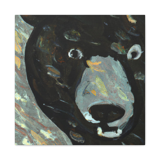 "Asiatic Black Bear Majesty" - Canvas