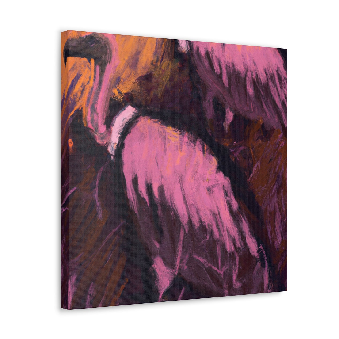 Vulture Impressionism Scene - Canvas