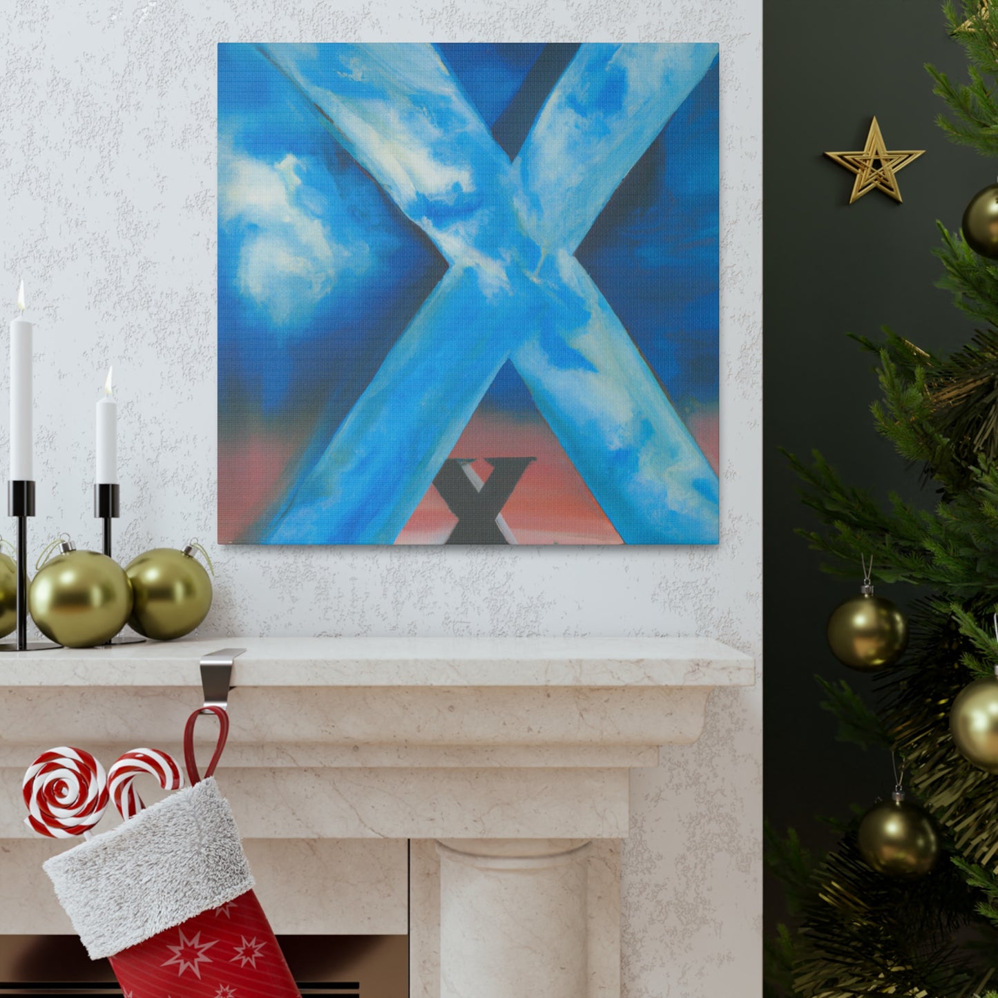 X Unveiled in Dreams - Canvas