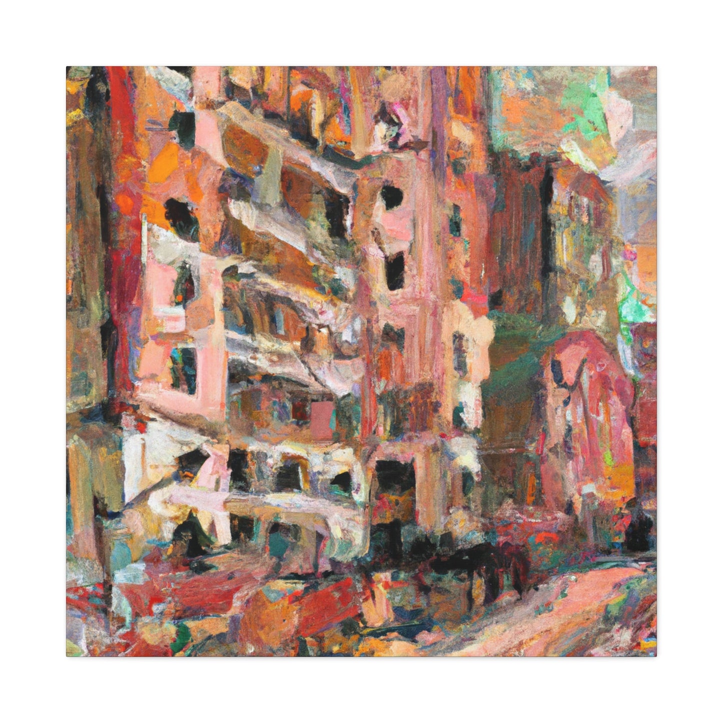 "Brutalist Impressionism" - Canvas