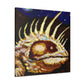 "Horned Lizard Impressionism" - Canvas