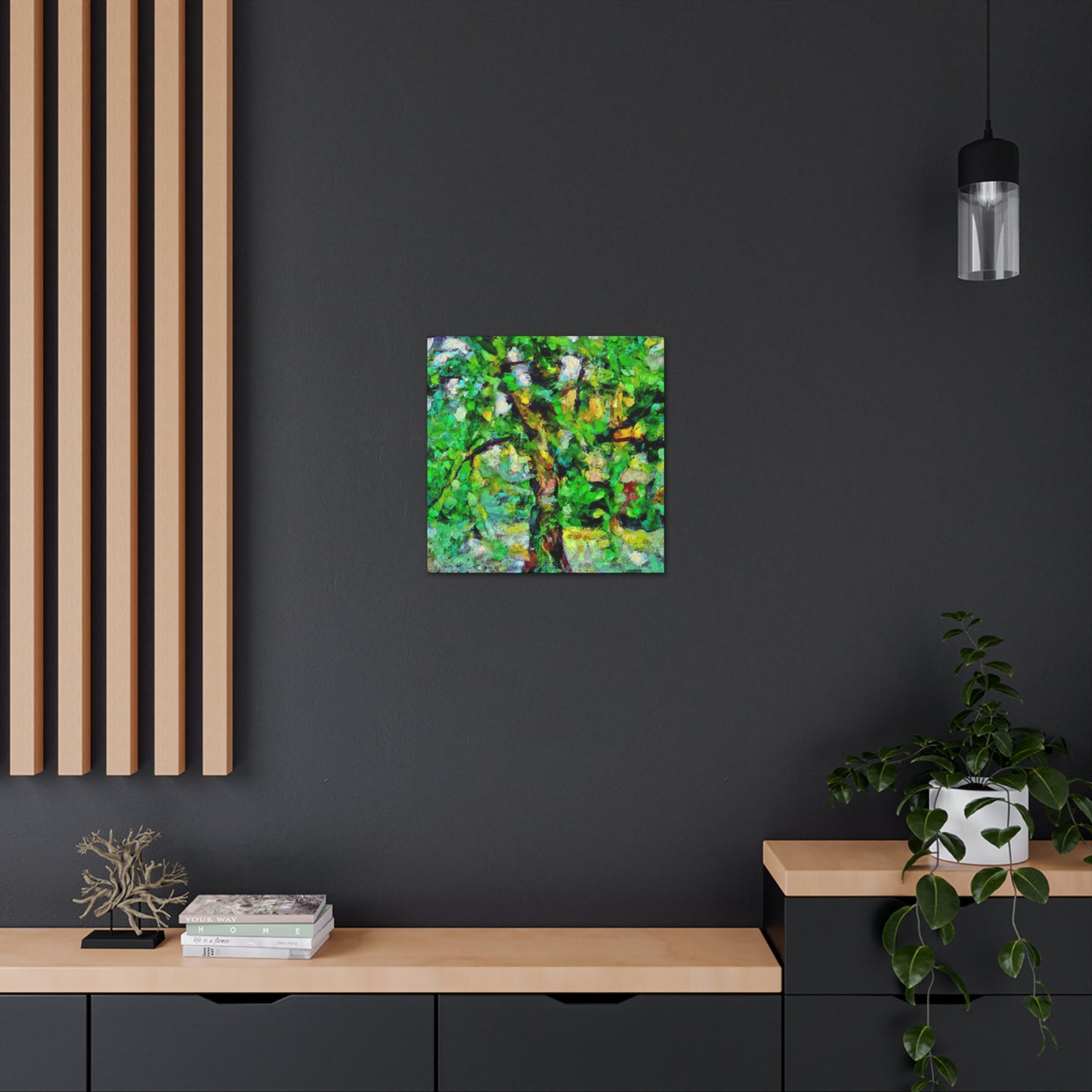 Oak Tree in Abstraction - Canvas