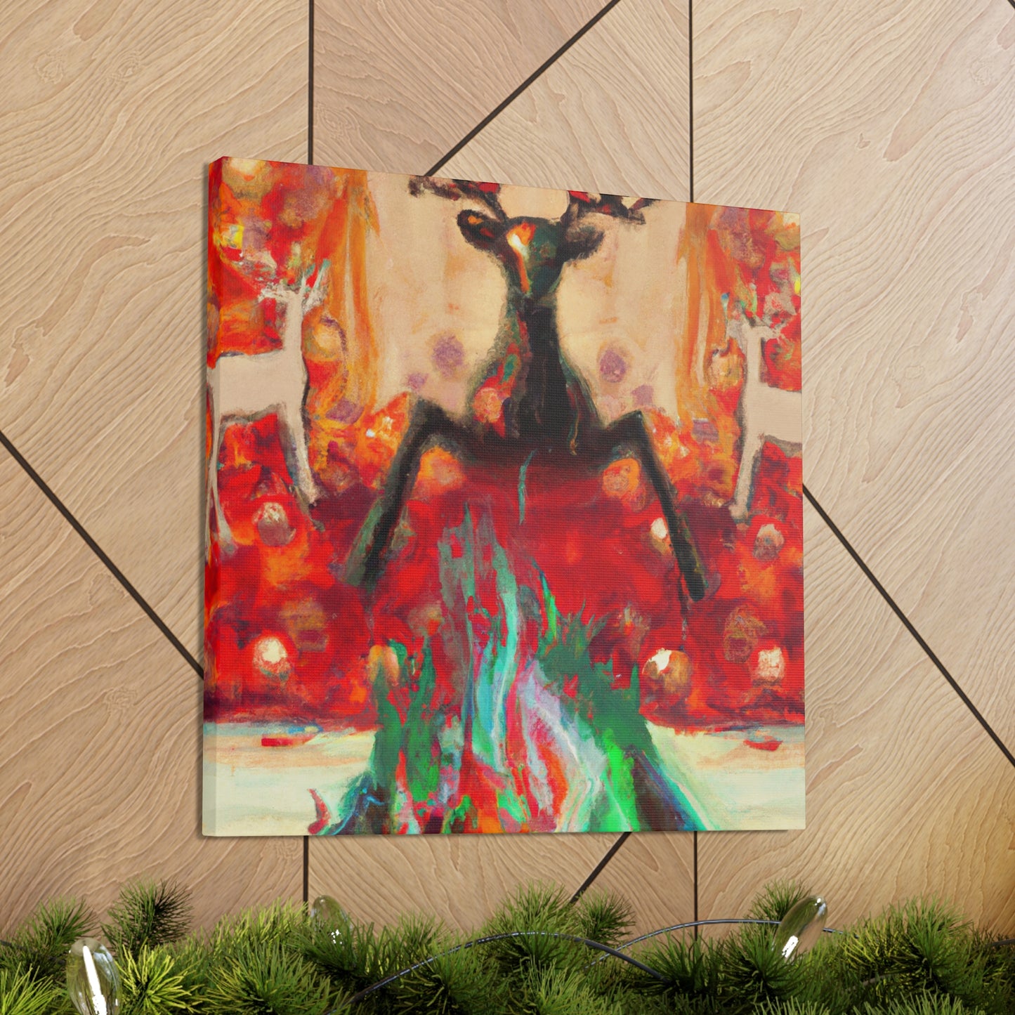 "Reindeer in Surreality" - Canvas