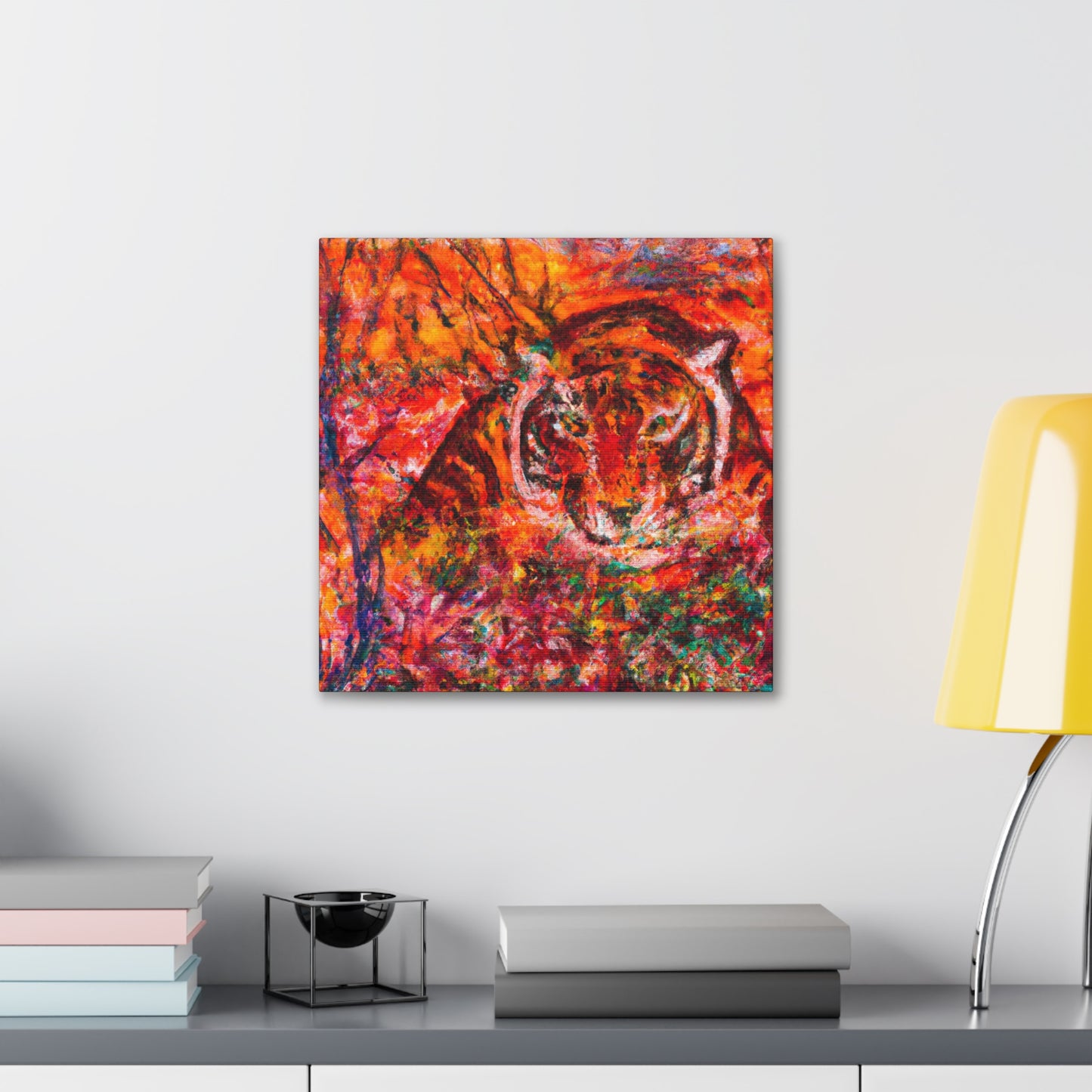 Tiger in Impressionism - Canvas