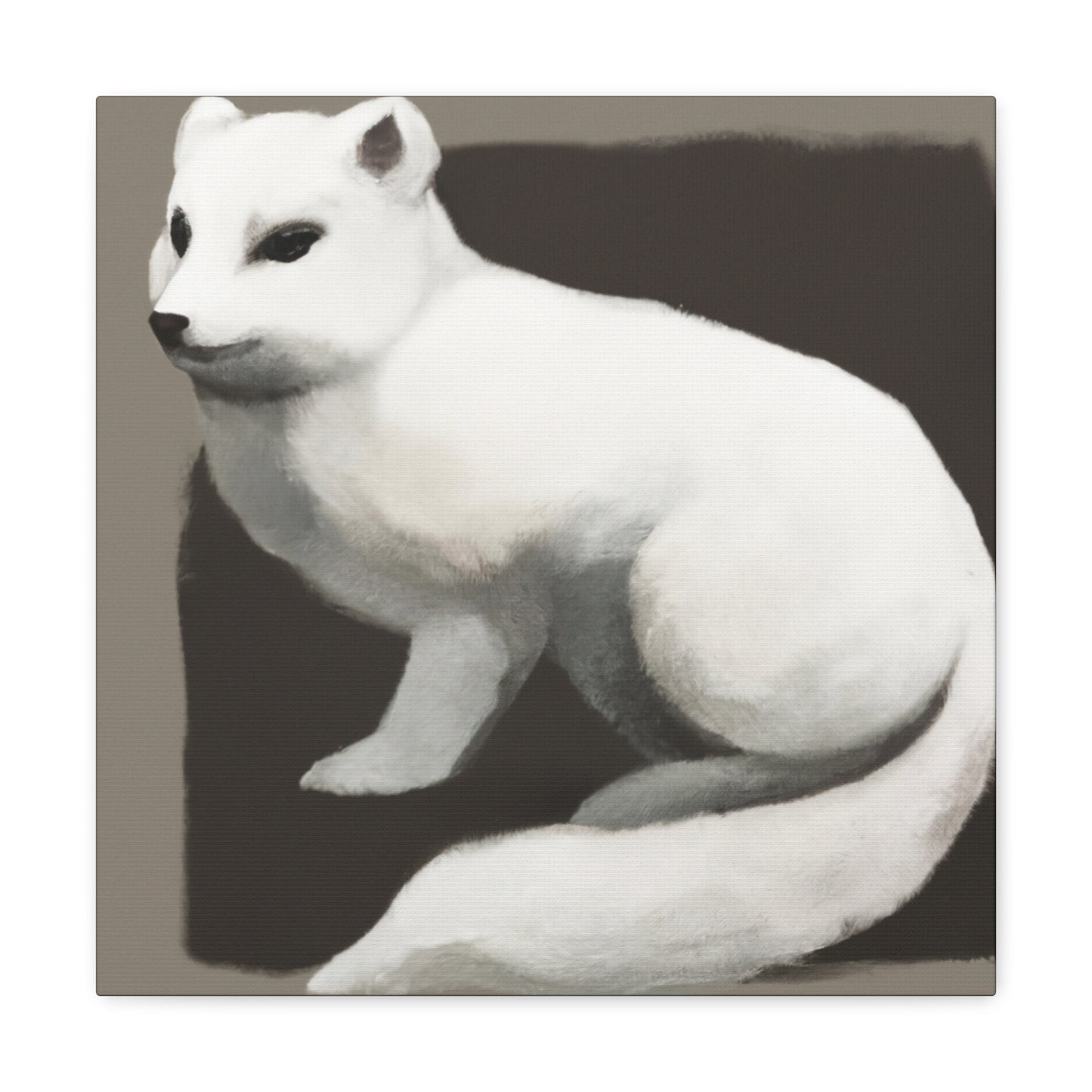 "Arctic Fox Majestic Beauty" - Canvas