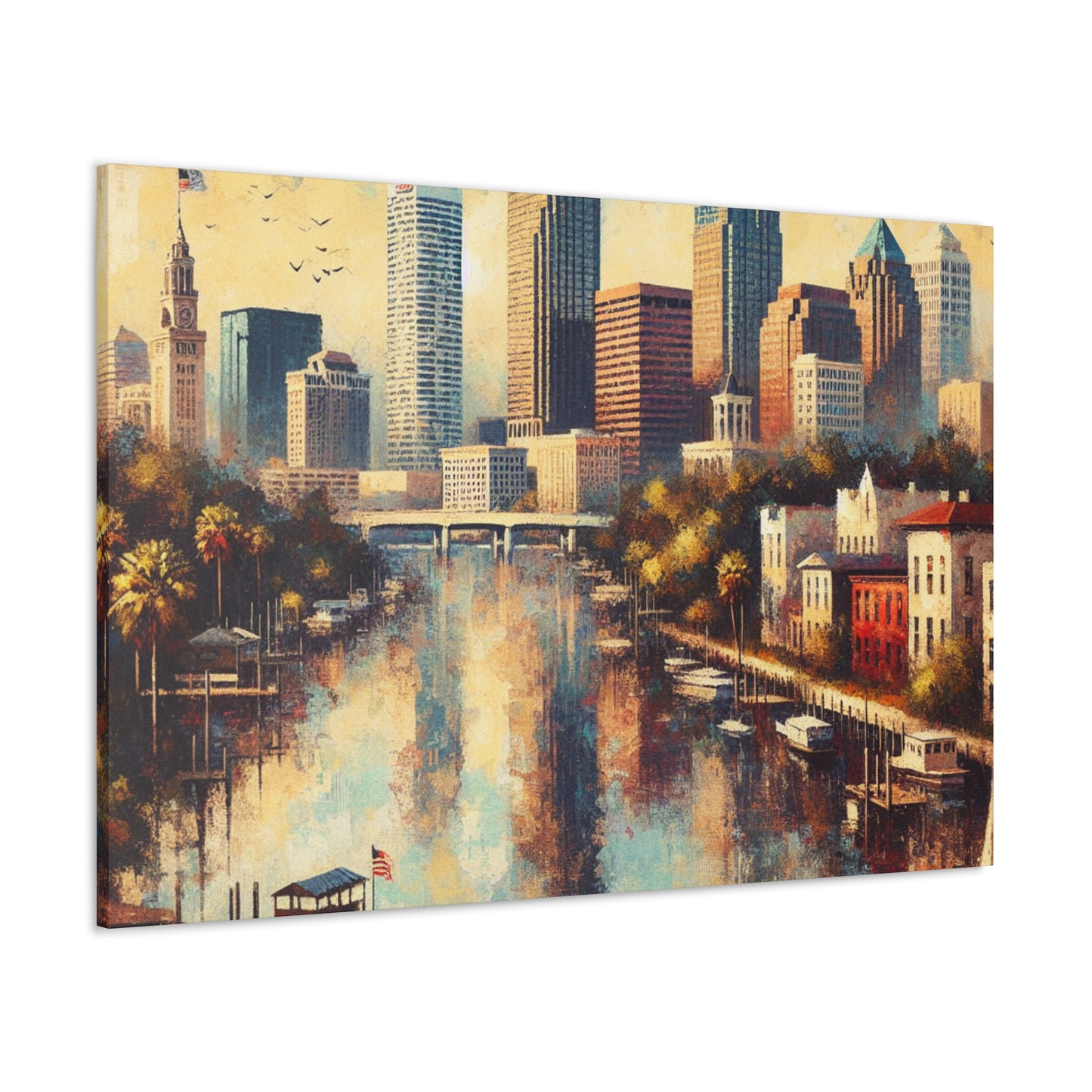 "The Dynamic Tampa Dreamscape" - Canvas