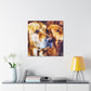 "Golden Retriever Bliss" - Canvas