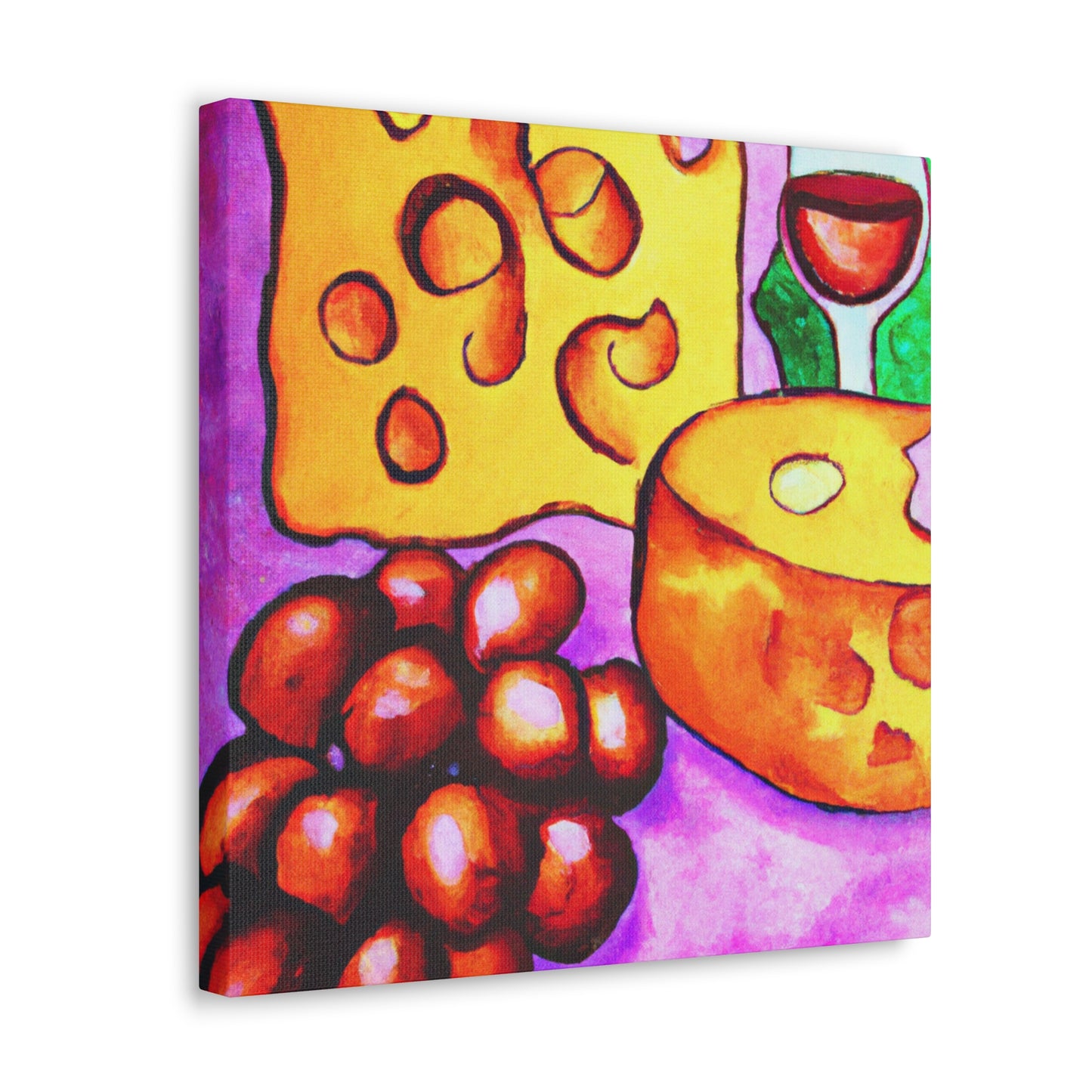 "Glorious Cheese and Grapes" - Canvas