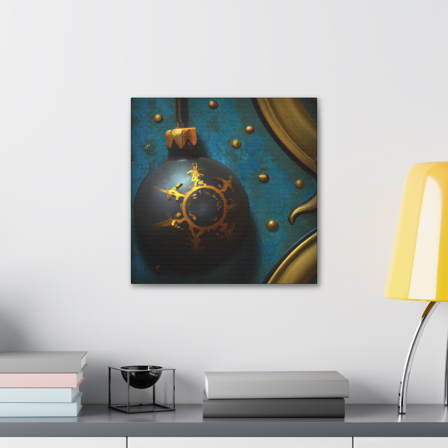 Steampunk Christmas Baubles - Canvas