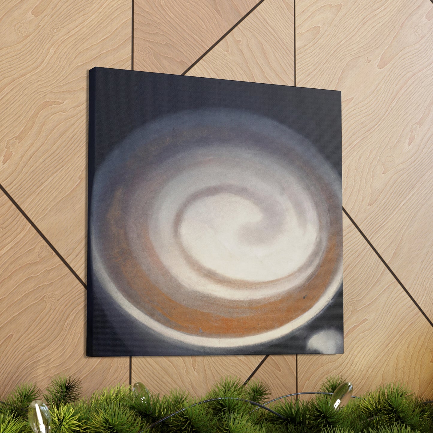 "Brewed Art: Cappuccino" - Canvas