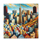 Golden City Awakening - Canvas