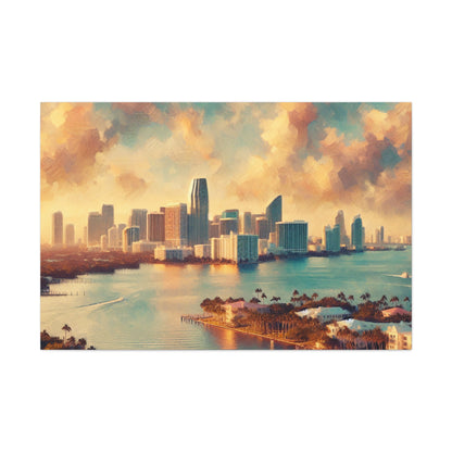 Vibrant Miami Horizon - Canvas