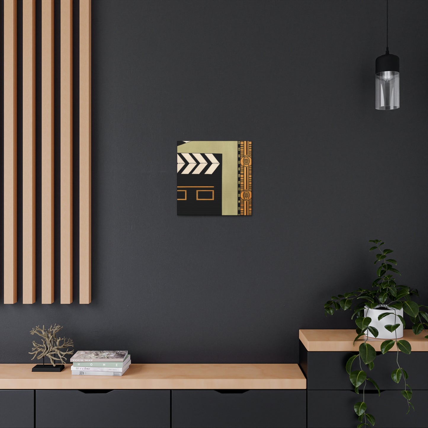 Starry Movie Clapboard - Canvas