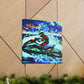 Jet Skiing Expressionism - Canvas