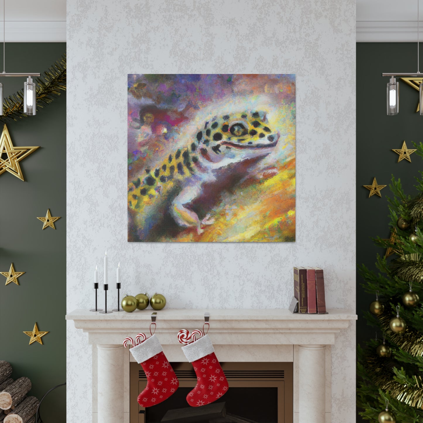 Leopard Gecko Sunrise - Canvas