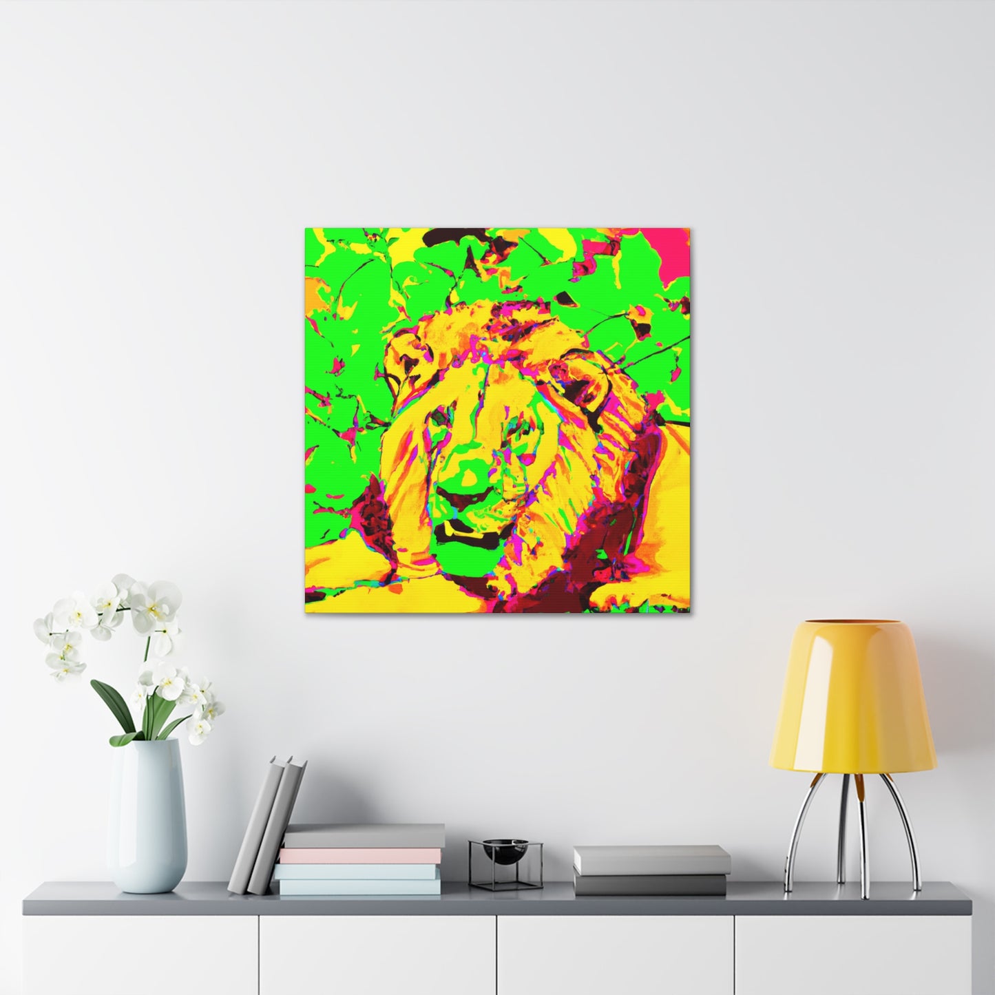 Lion Pop Art Glory - Canvas