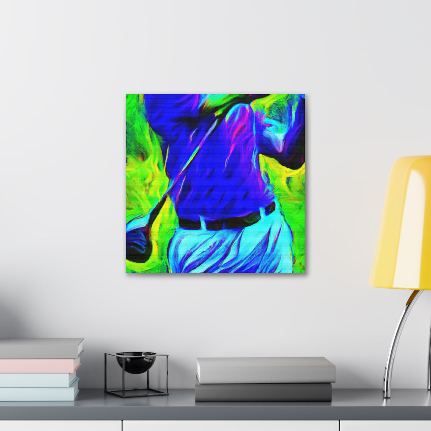 Golfing in Technicolor - Canvas