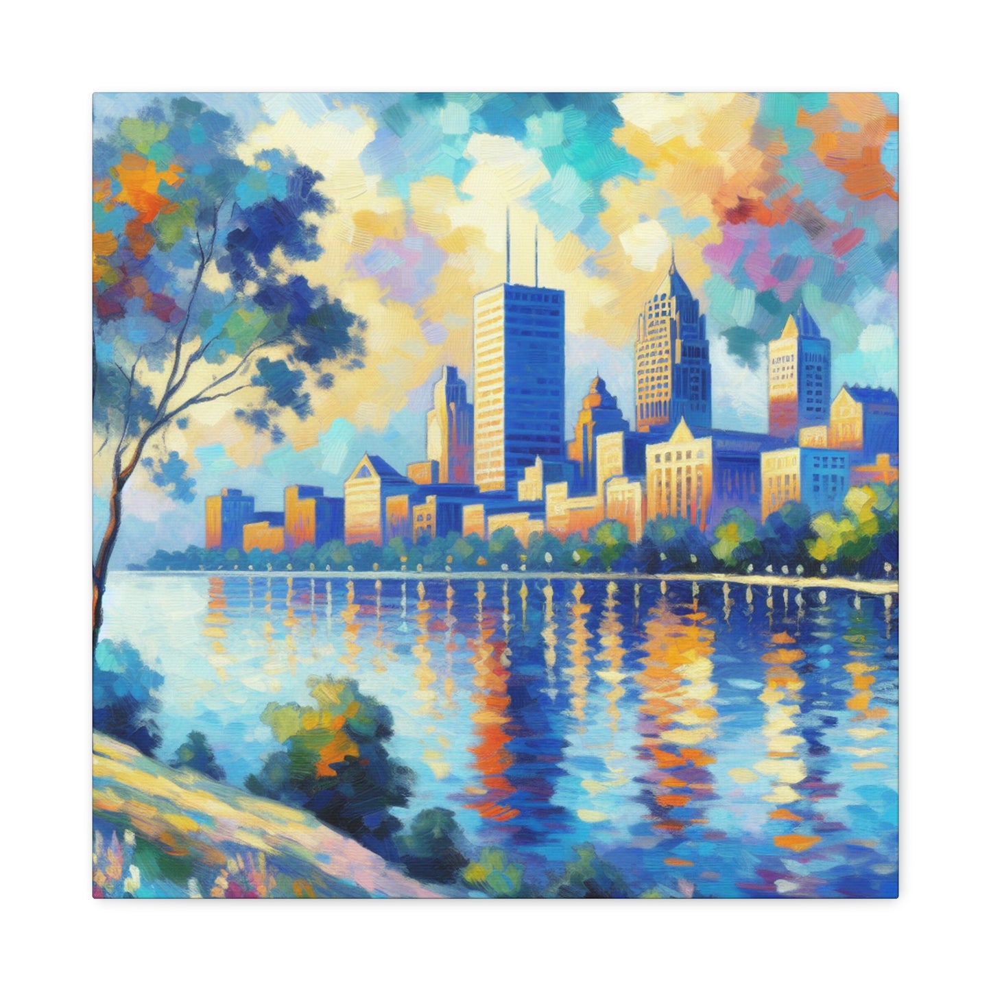 "Colorful Milwaukee Days" - Canvas