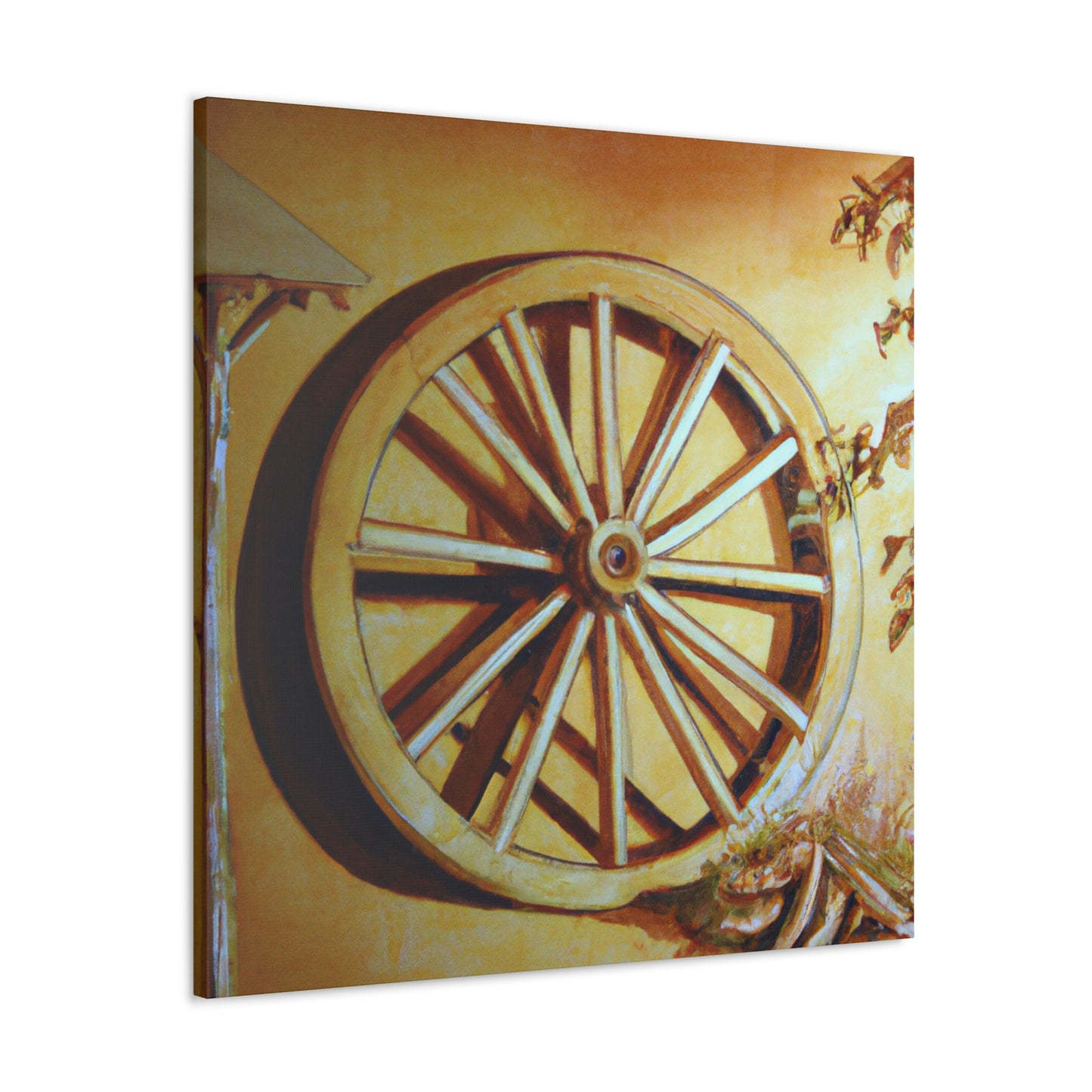 Wheeling in Rococo Style - Canvas