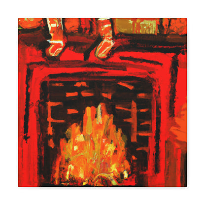 Fireside Post-Impressionism - Canvas