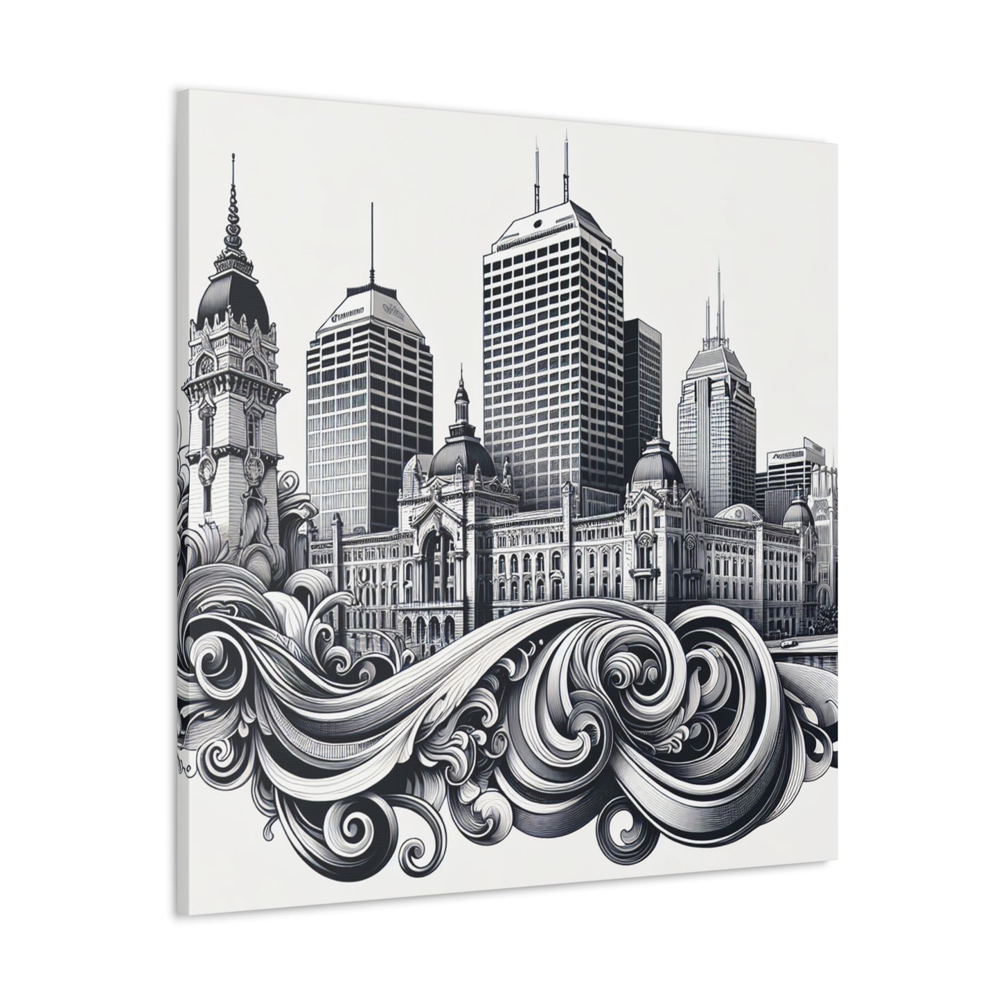 "Indy's Renaissance Splendor" - Canvas