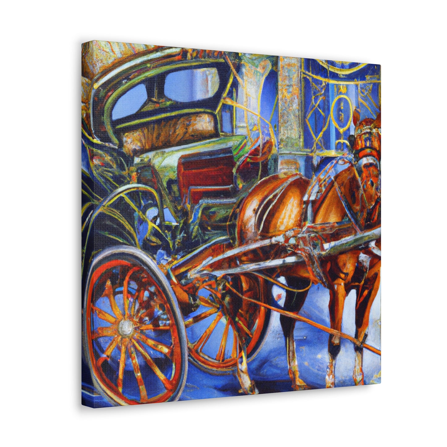 "Horse and Carriage Dream" - Canvas