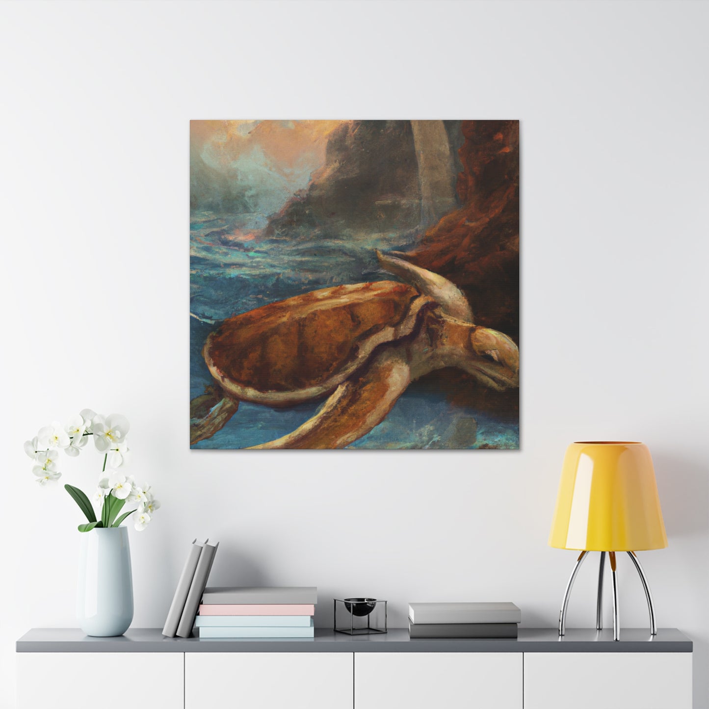 Turtle of the Sea - Canvas