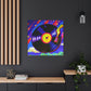 "Vinyl Resonance Impressionism" - Canvas