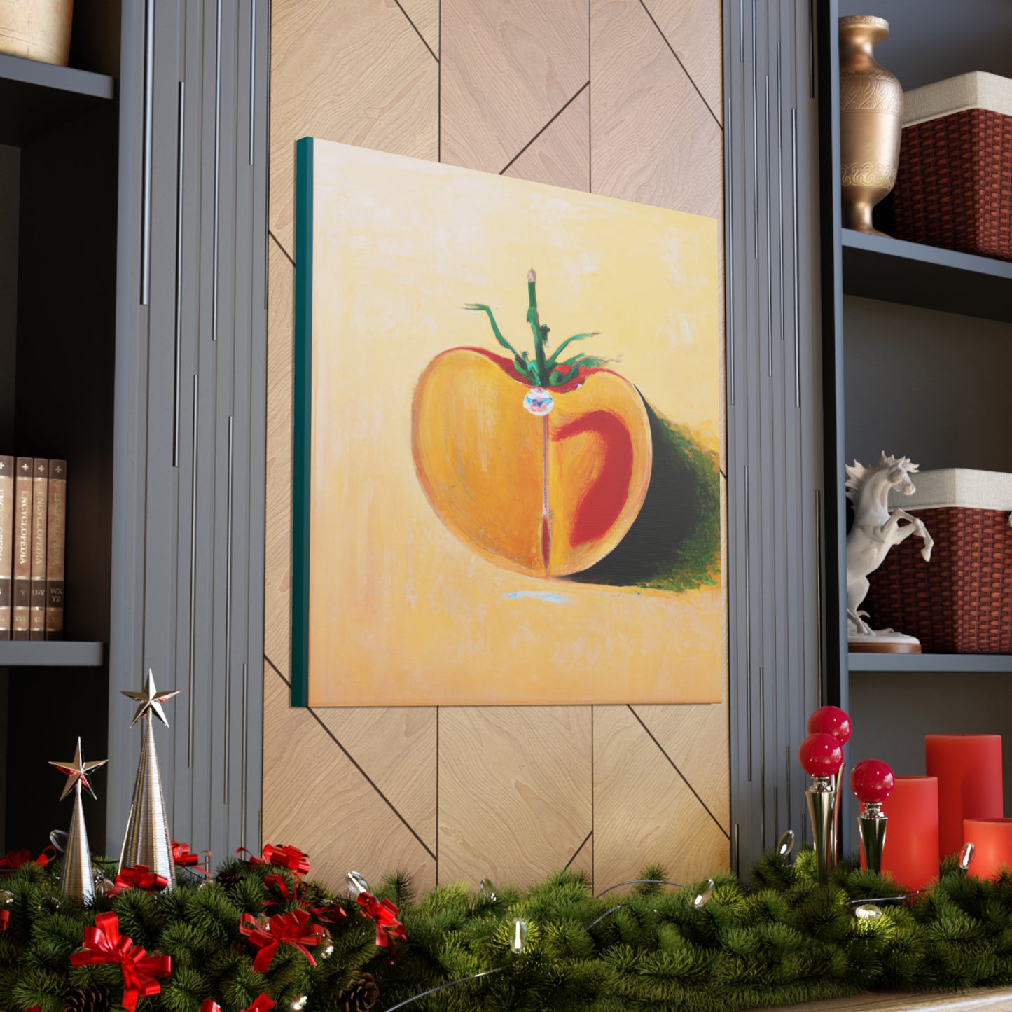 Tomato Radiant Glows - Canvas