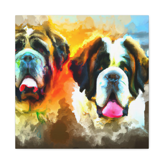 Saint Bernard's Majesty - Canvas