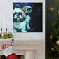 "Shih Tzu's Delightful Dance" - Canvas