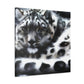 Snow Leopard Majesty - Canvas