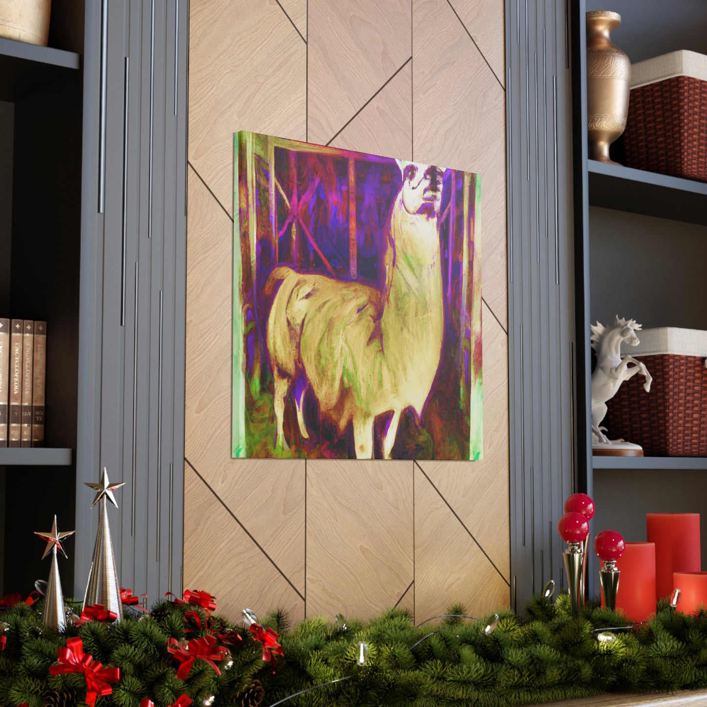 Llama Majestic Splendor - Canvas