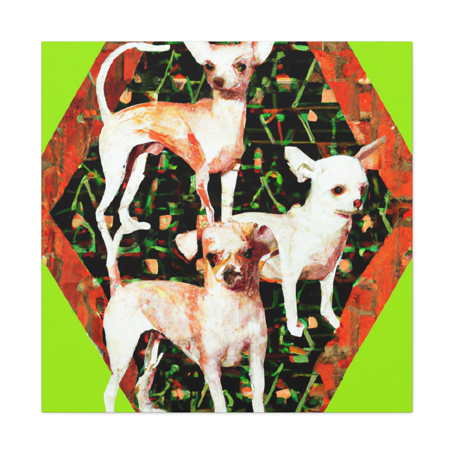 "Chihuahua Pop Art" - Canvas