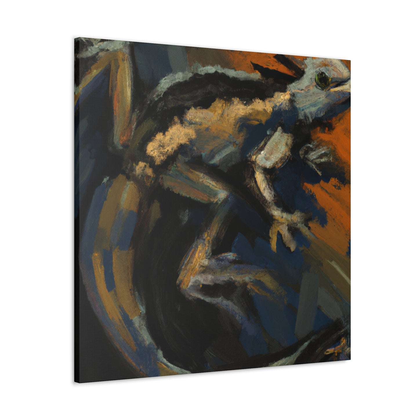 "Lizard Dance of Abstraction" - Canvas