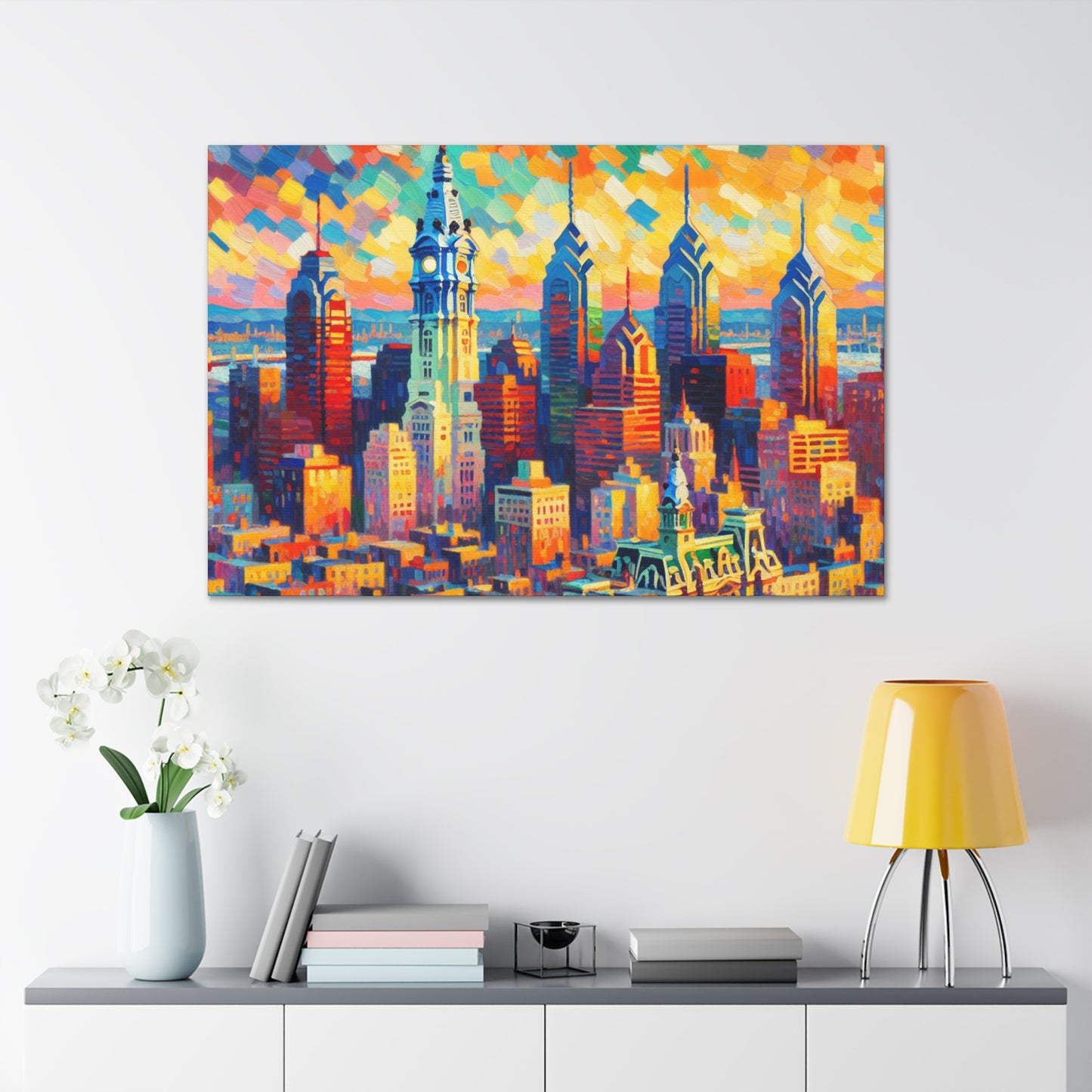 "Vibrant Philadelphia Landscapes" - Canvas