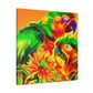 Rainbow of Macaws - Canvas