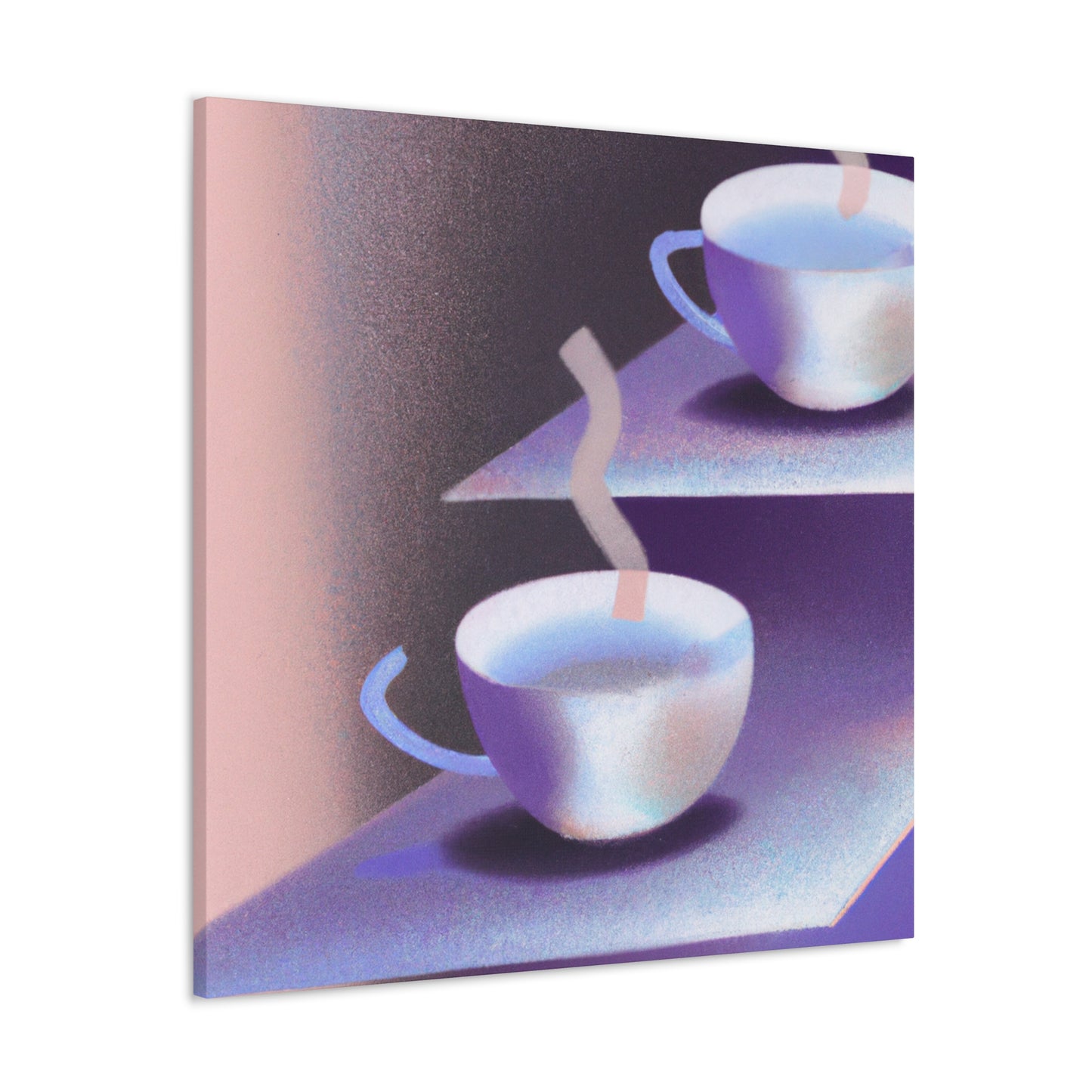 "Tea Cup Tranquility" - Canvas