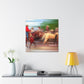 Herding the Cattle Drive - Canvas