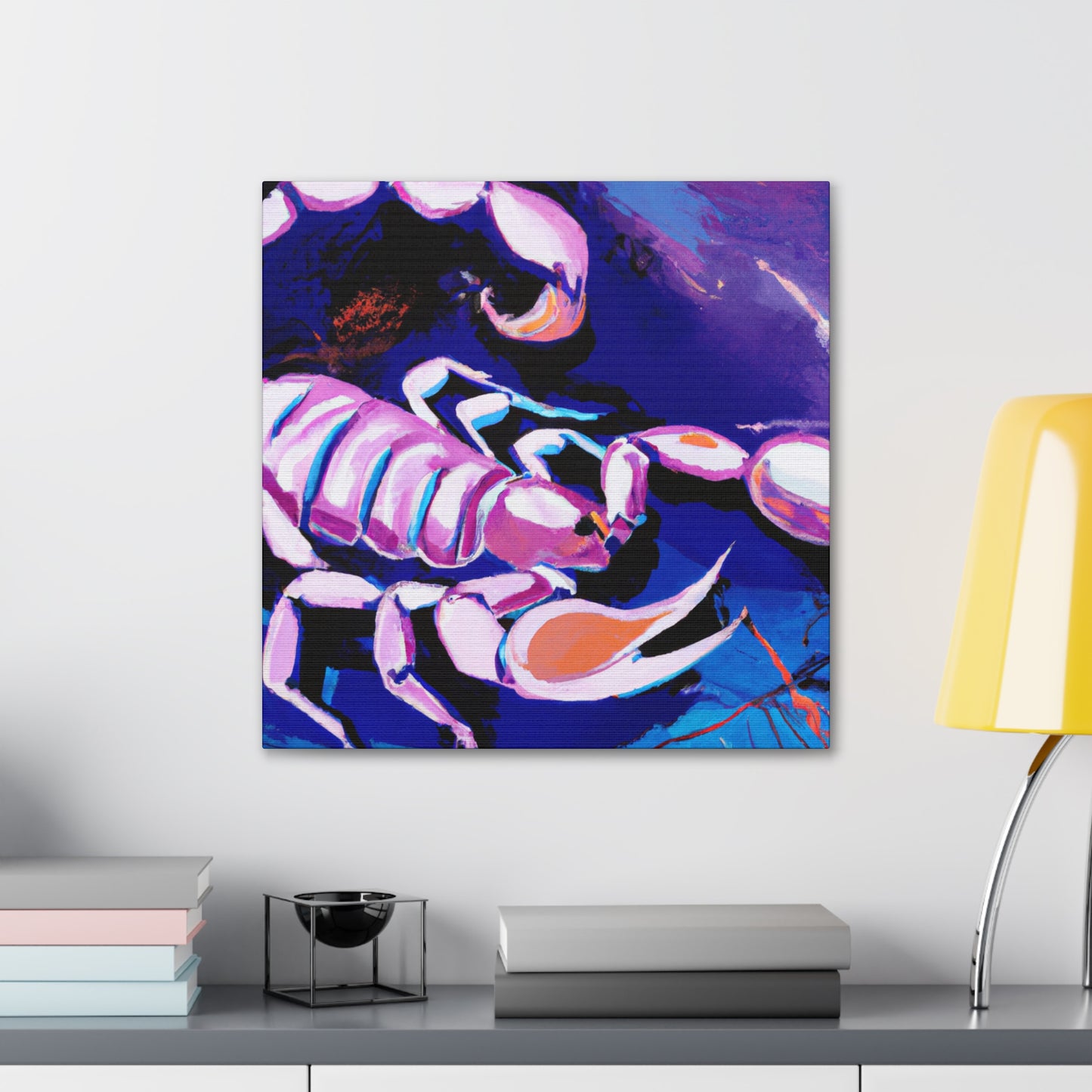 "Scorpion in Art Deco" - Canvas