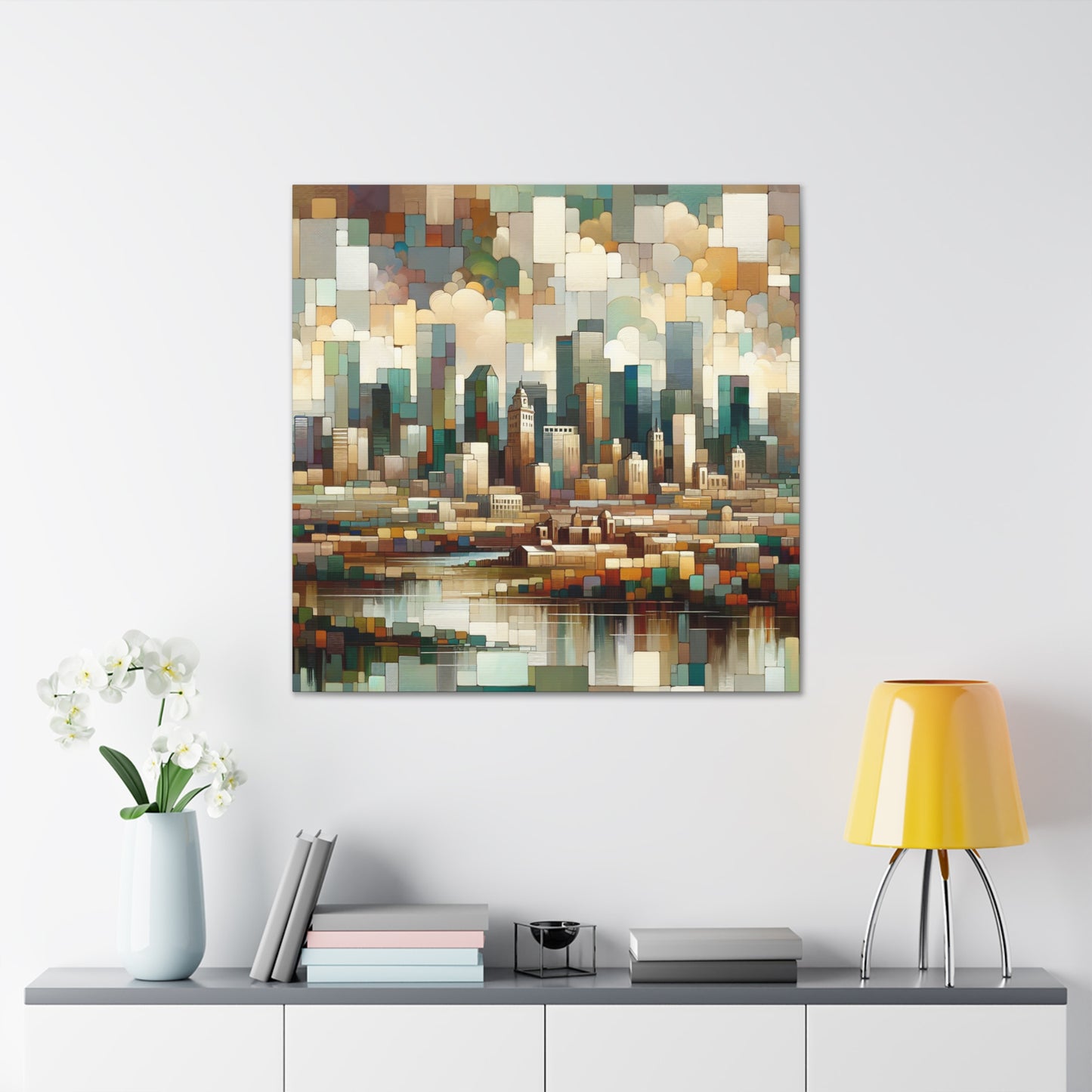 "Vibrant Denver Horizons" - Canvas