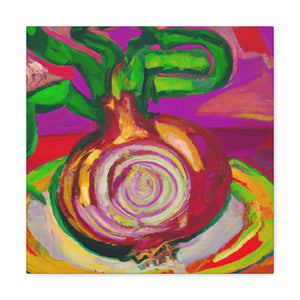 "Onion Fauvist Splendor" - Canvas