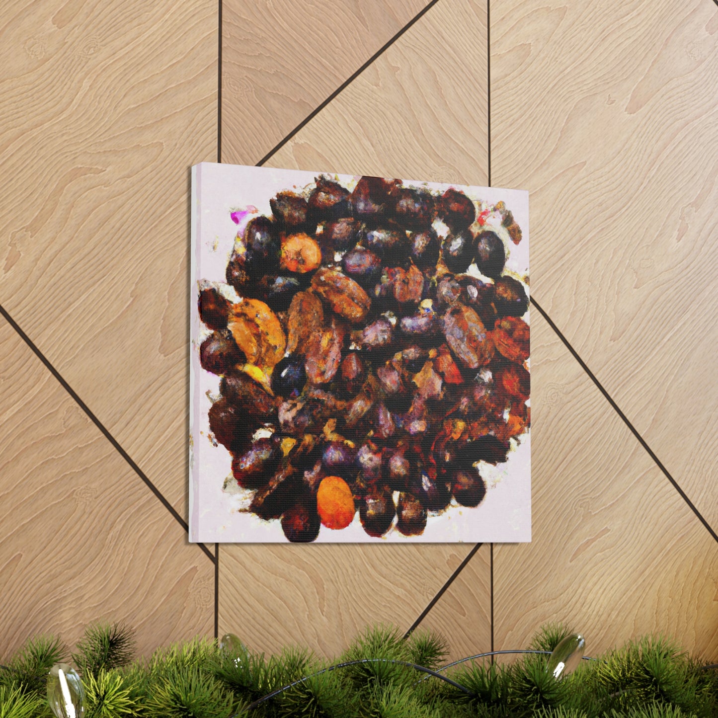 "Coffee Beans Delightful" - Canvas